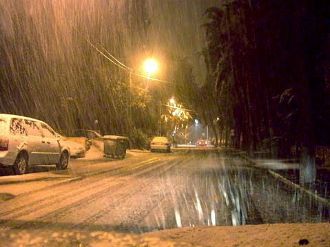 Snow in Jerusalem